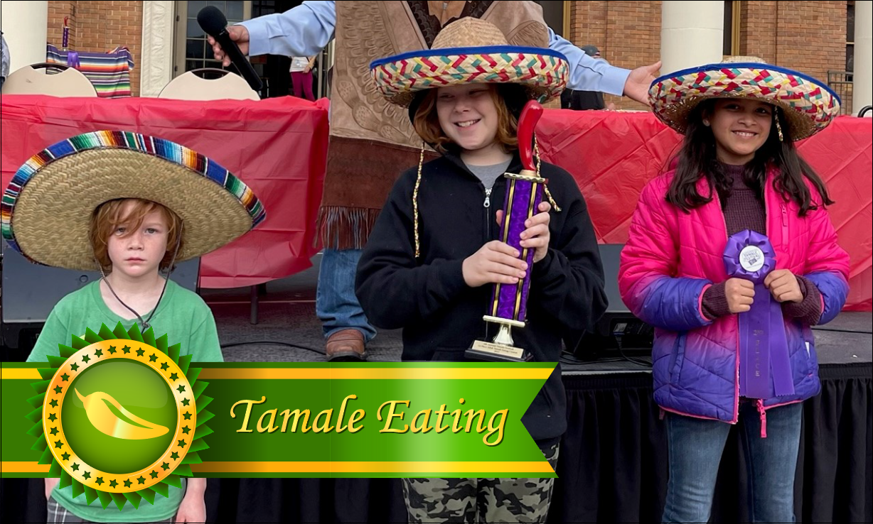 Image of 2020 Tamale Eating Contest winners